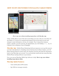 Spyware Apps for Android Phones